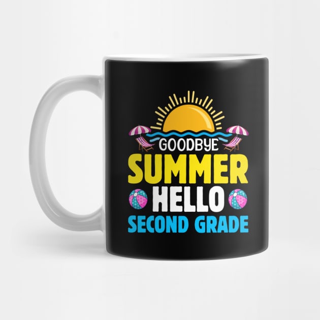 Goodbye Summer Hello Second Grade First Day Back to School by ProArts